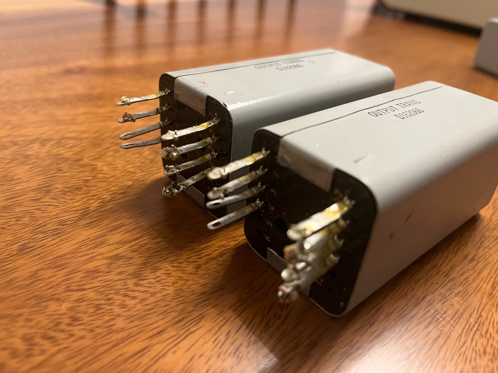 Matched Pair Vintage Western Electric D-162066 = 500A Output Transformers