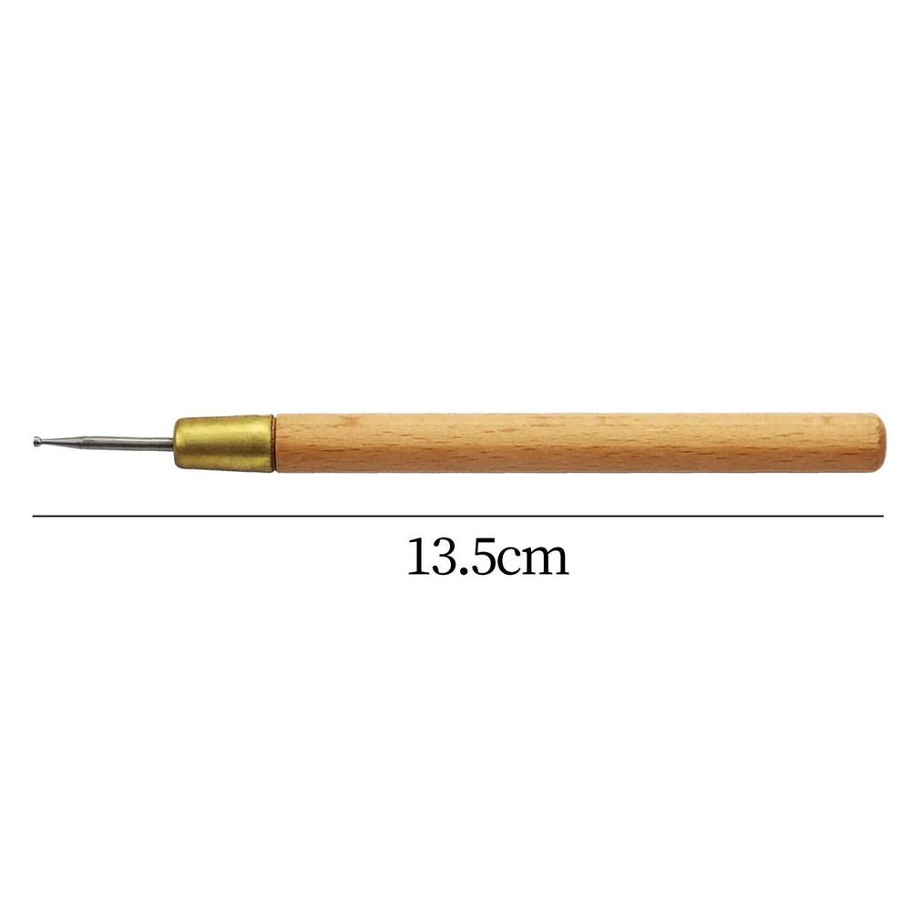 Wire Rounder Round Cup Burr Wooden Handle