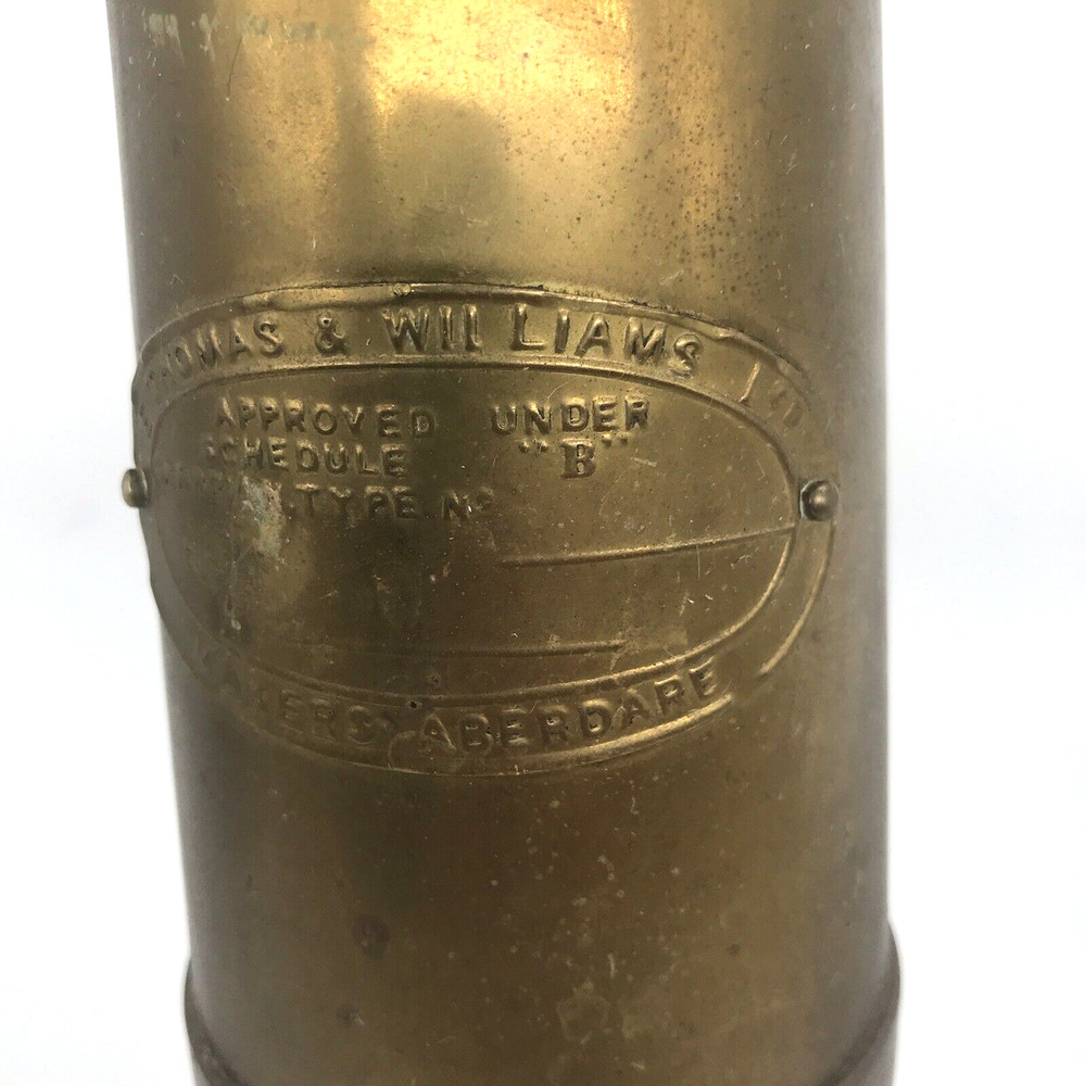 Miners Davy Yacht Lamp Solid Brass E Thomas & Williams Ltd Cambrian