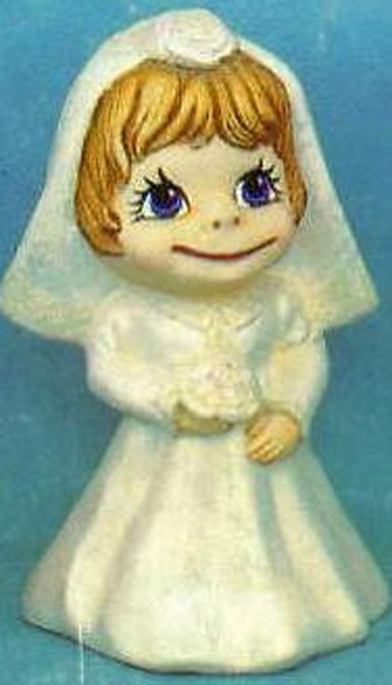 Ceramic Bisque ~~~Ready to Paint ~~~Bride Smiley