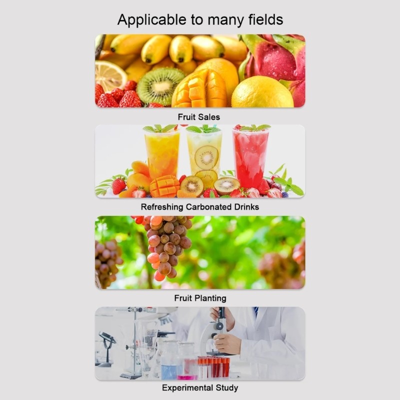 LCD Sugar Analyzers Refractometer For Fruit Ripeness & Beverage Quality Control