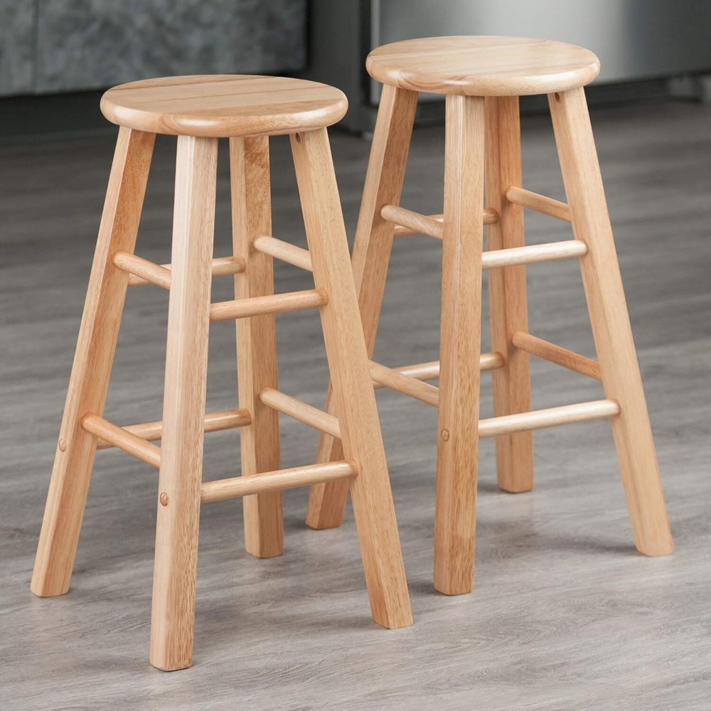 Winsome Element 2-Pc Counter Stool Set, Natural