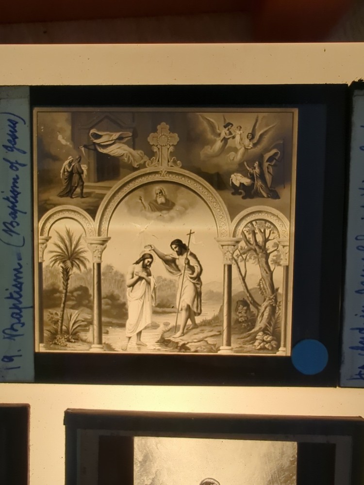 Six Lantern Slides Religious
