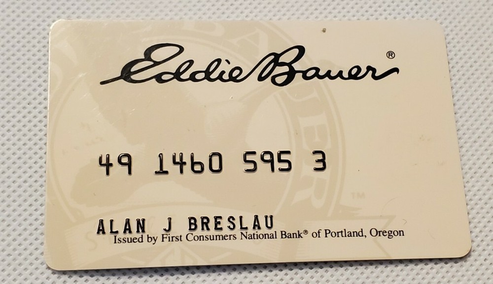 Eddie Bauer ~ Charge Card   cc1611