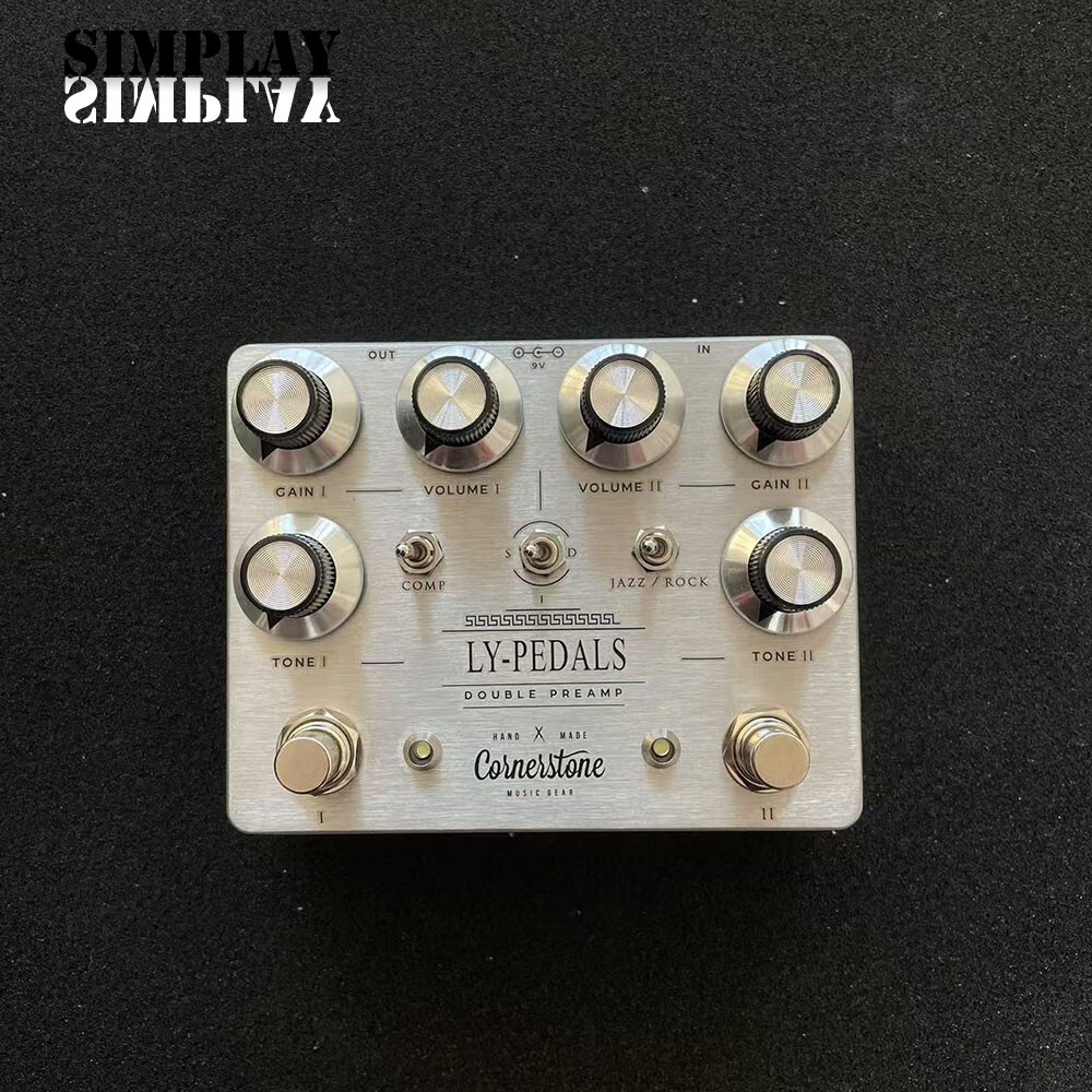 LY-ROCK Clone Version Electric Guitar Effects Pedal Double Preamplifier