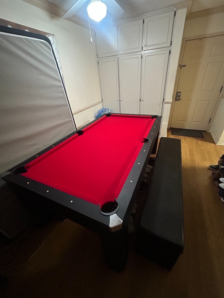 3 in 1 table (ping pong, pool table and dining table)