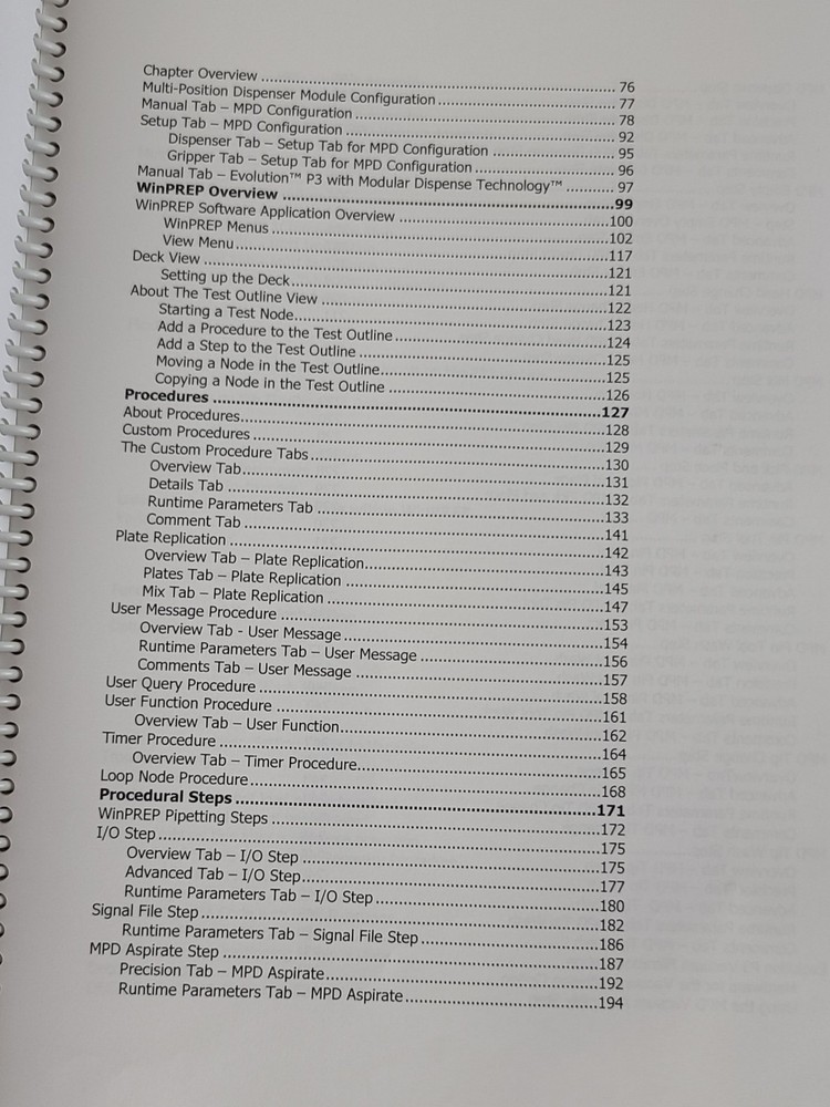 Evolution P3 Precision Pipetting Platform Manual