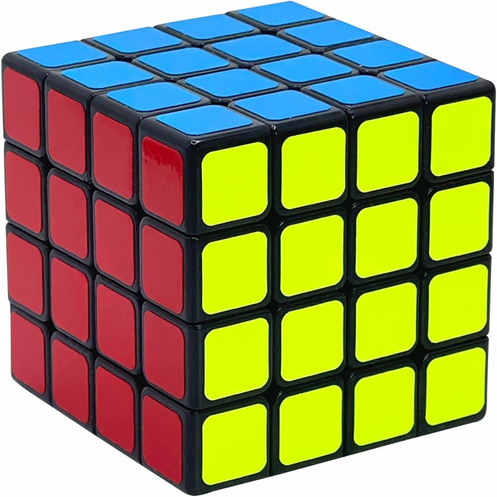4x4x4 Puzzle Cube Black