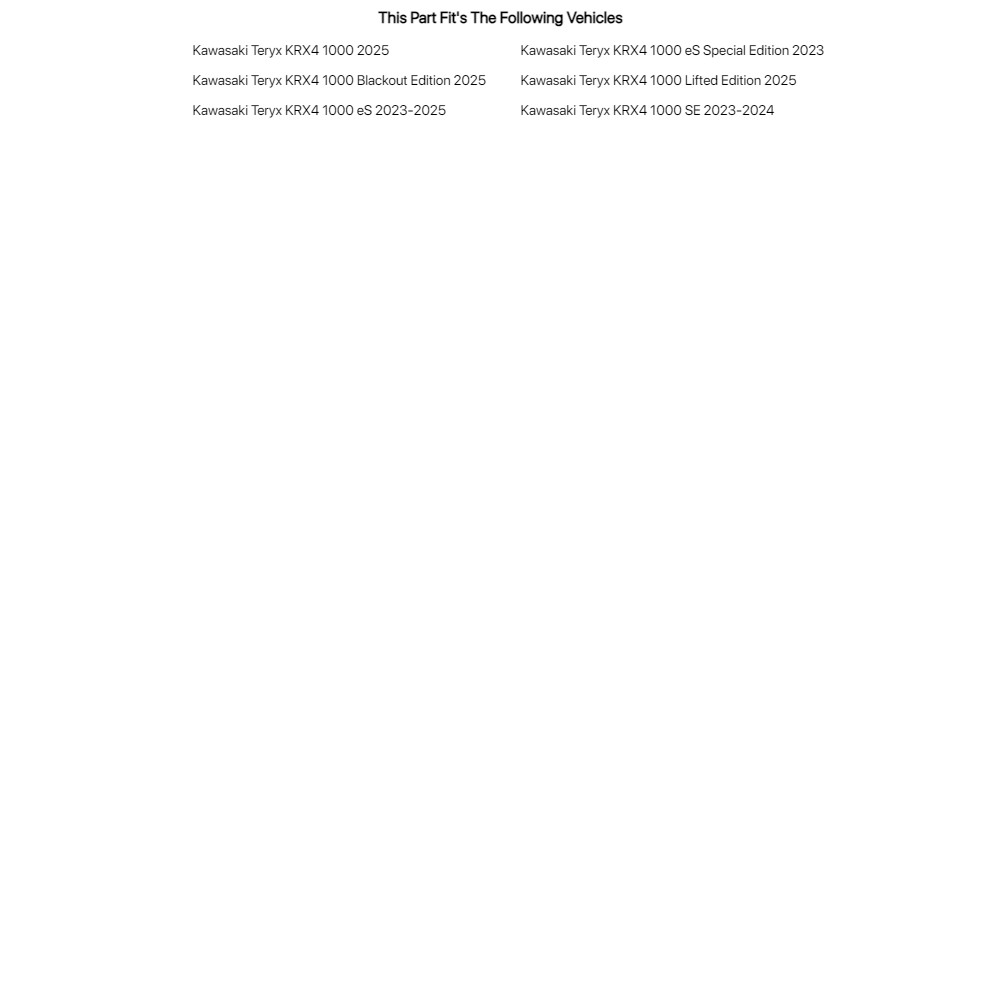 Tusk Spare Tire Carrier For Kawasaki Teryx KRX4 1000 eS 2023-2025