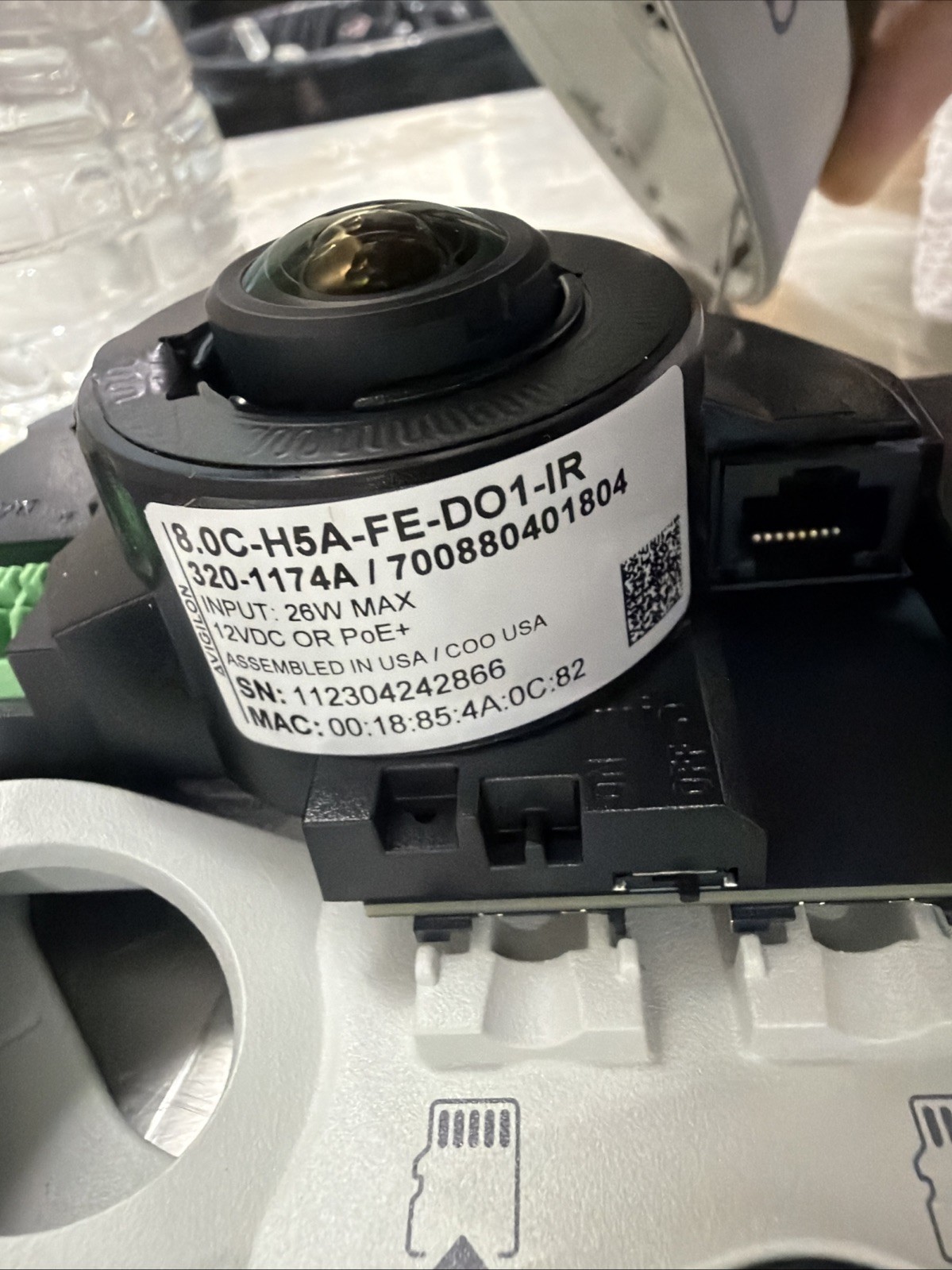 Avigilon 8.0C-H5A-FE-DO1-IR 8MP H5A 360 Degree Fisheye Network Camera Outdoor