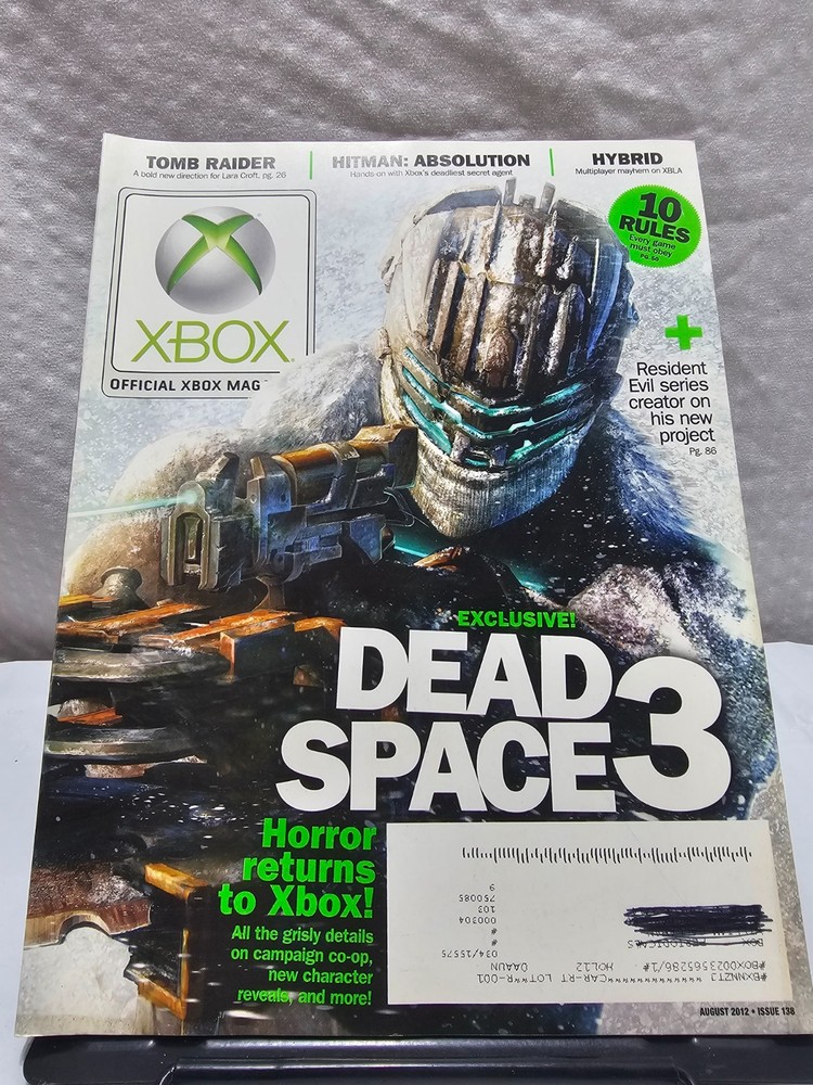 Xbox Official Magazine #138 August 2012 Dead Space 3