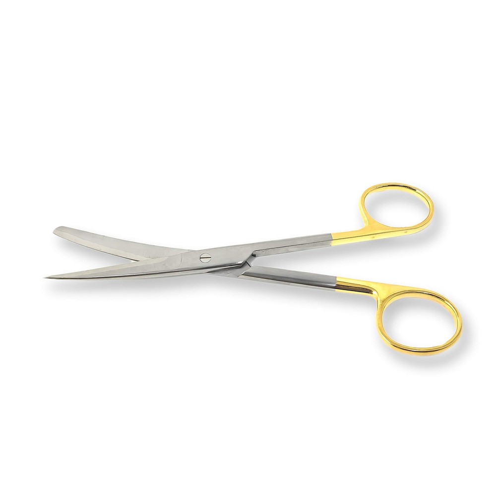 Cynamed TC Operating Dissecting Scissors & Shears Material Cutter Curved Blades