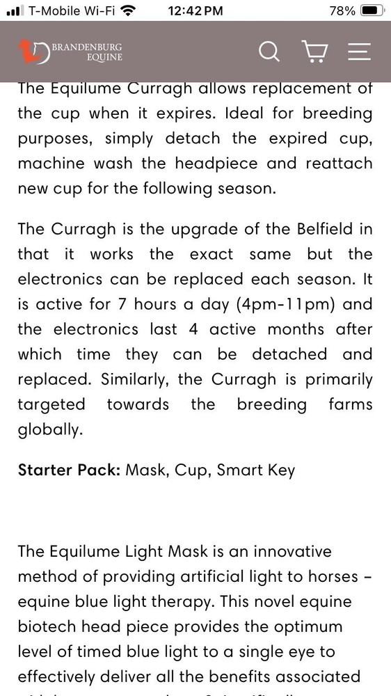 Equiume Performance Lighting For Horses