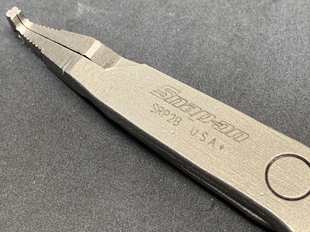 NEW! Snap On SRP2B 90° Tip High Leverage Transmission Snap Ring Pliers
