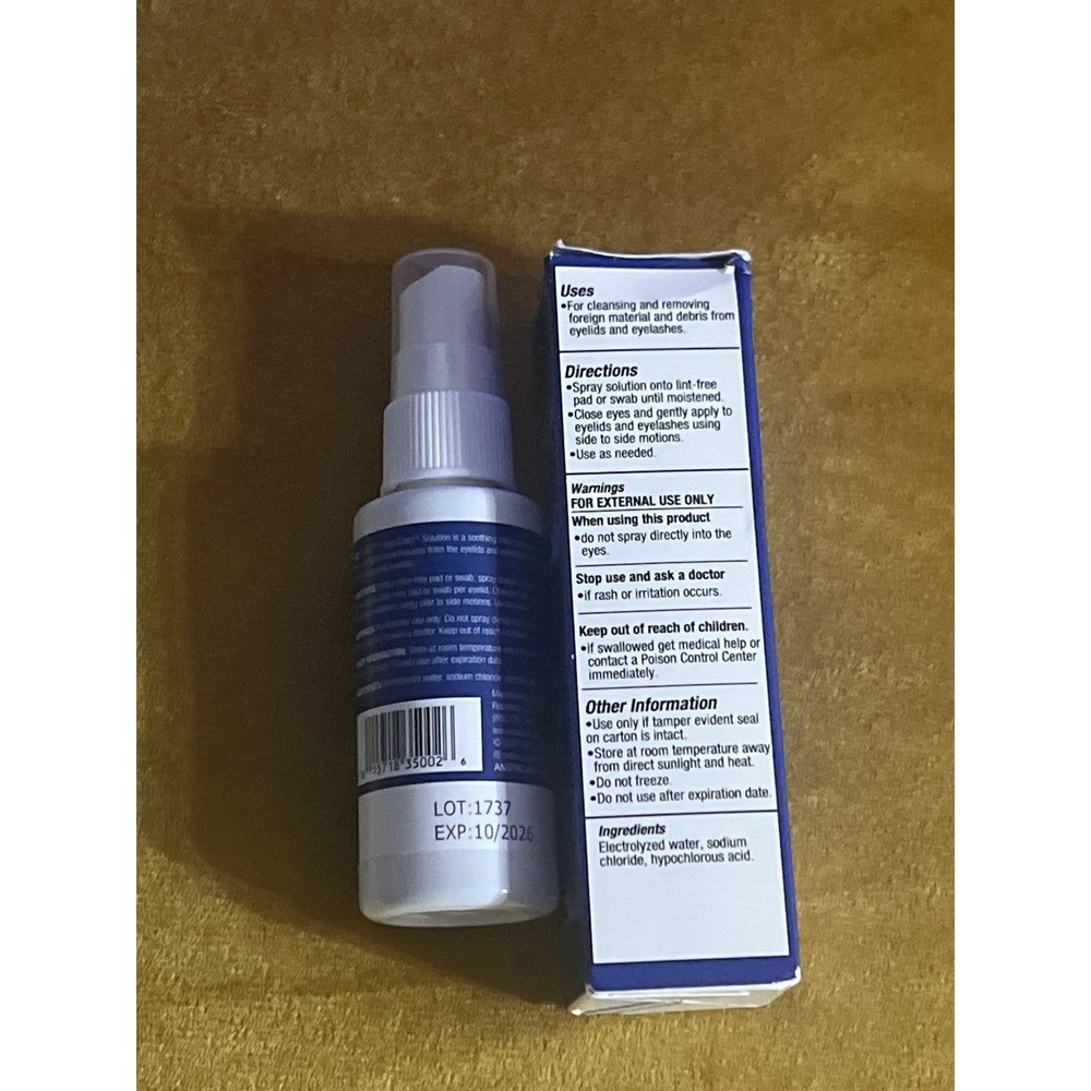 OCuSOFT HypoChlor Hypochlorous Acid Solution for Eyelids & Eyelashes 2 fl Spray