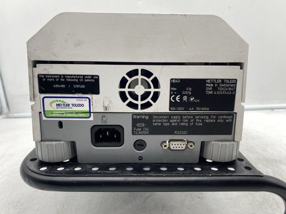 Mettler Toledo HB43 Halogen Moisture Analyzer