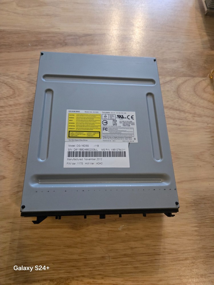 Xbox 360 slim phillips/lite on disc drive UNTESTED