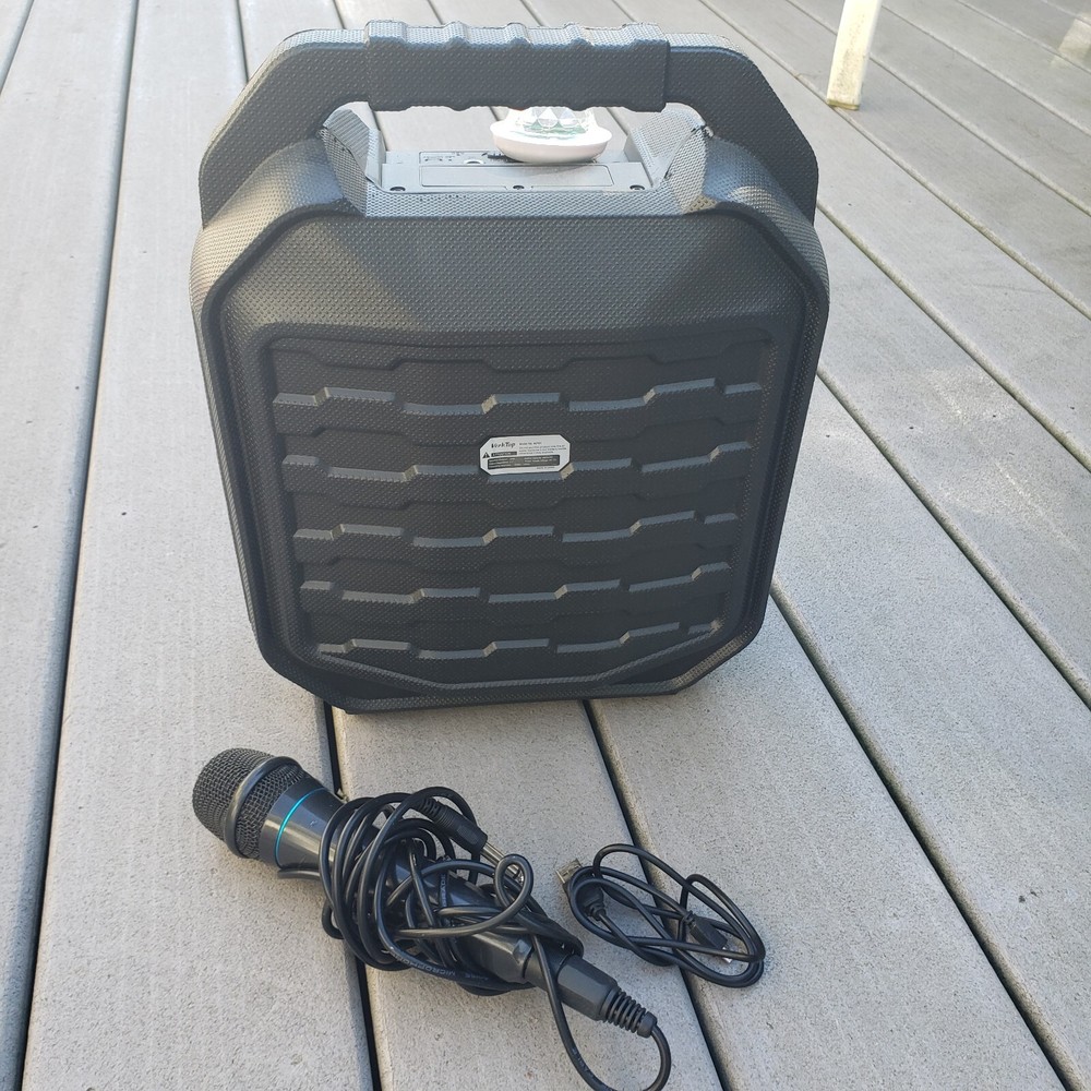 VerkTop KARAOKE MACHINE Portable PA System Rechargeable Bluetooth *NeW Open Box*