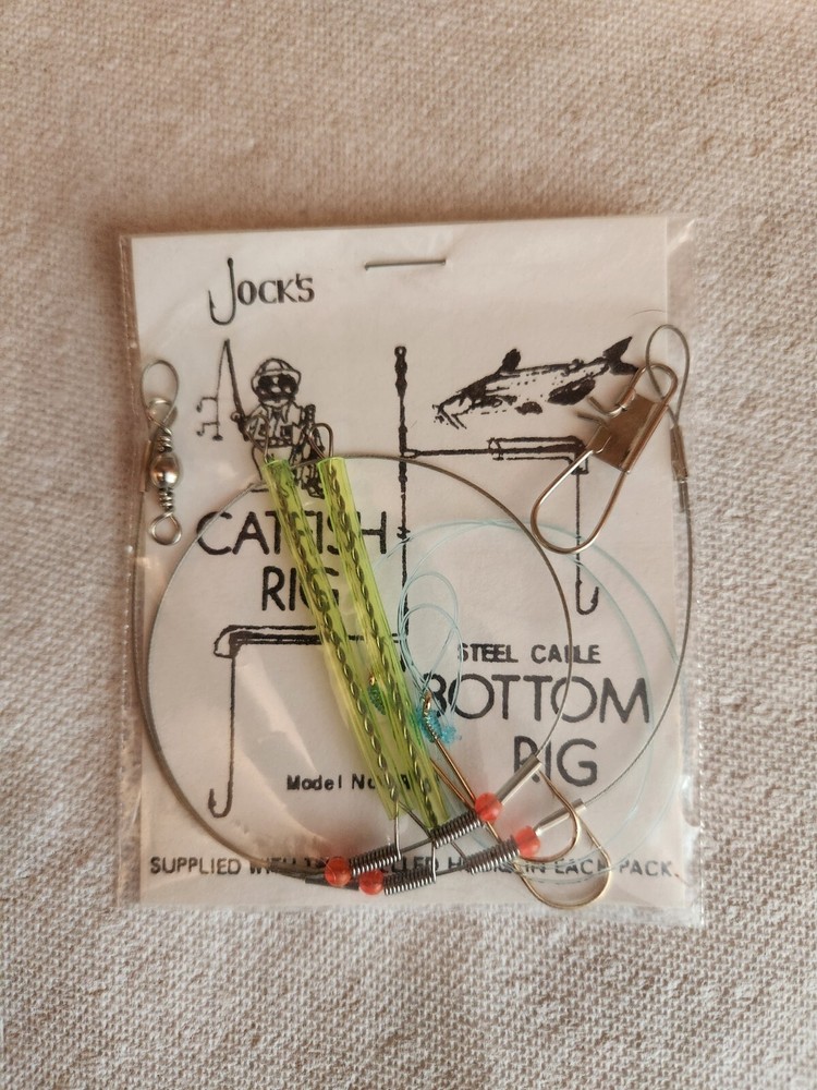 Jocks Catfish Rigs model # BR 40. Two packs per order.( also works with Perch)