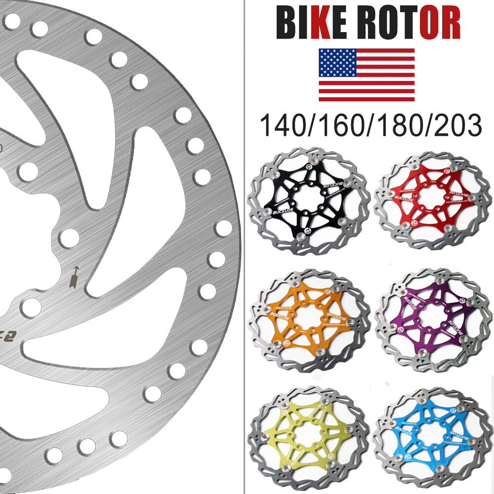 140/160/180/203mm Floating Rotor MTB/Road Hydraulic Disc Bike Brake Rotor 6 Bolt