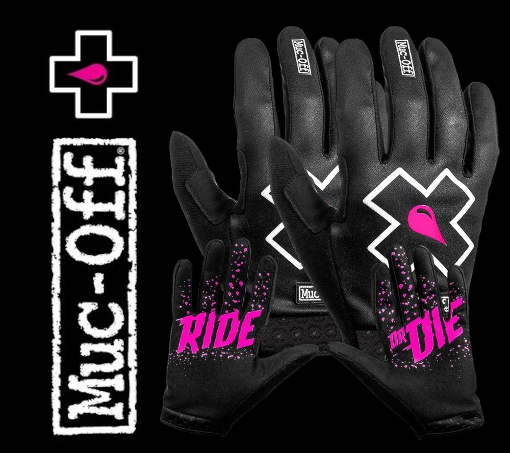 Muc Off Ride Or Die Medium Gloves - Black