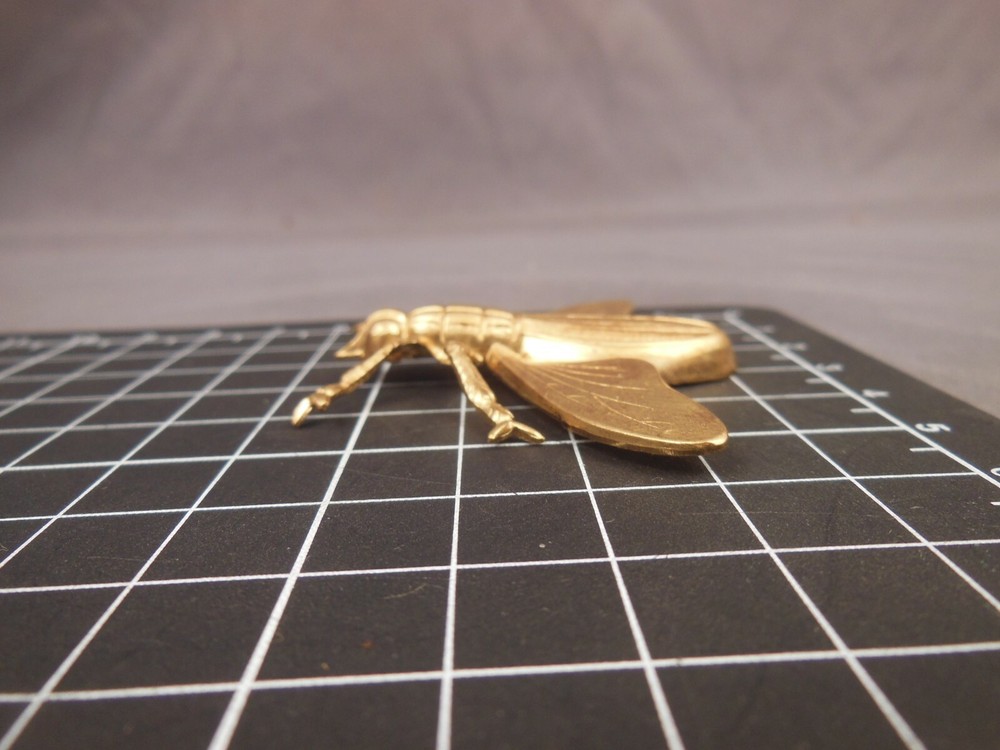 Brass Fly Insect Bug X-Large jewelry finding (osb136)