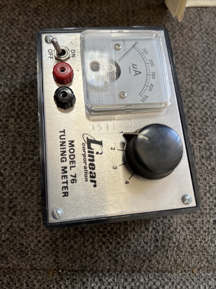Vintage Linear Model 76 Tuning Meter With Manuals WORKS 1/1 On eBay