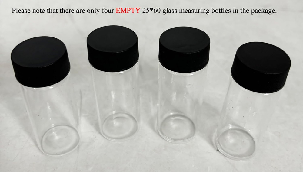 Turbidimeter Sample Bottles 4 Empty Sample BottlesTurbidimeter Solution