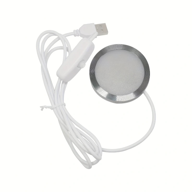 8mm LED Light Very Thin Closet Camper Vehicles Mounting Light Only