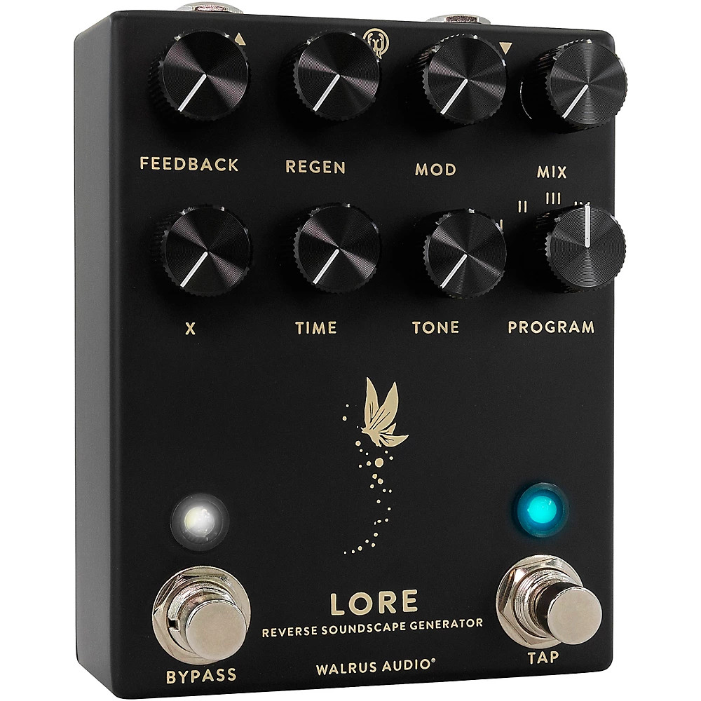 Walrus Audio Lore Reverse Soundscape Generator Effects Pedal Black
