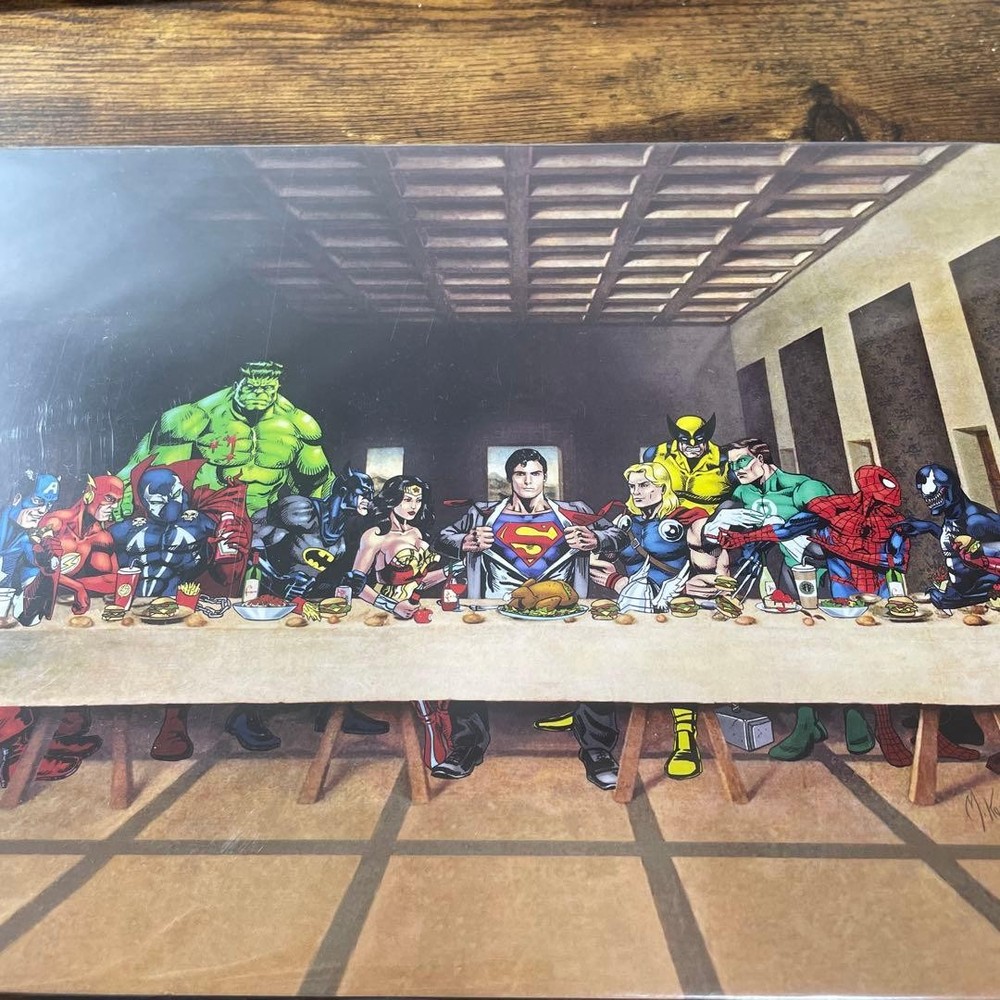 Avengers Creative Art The Last Supper
