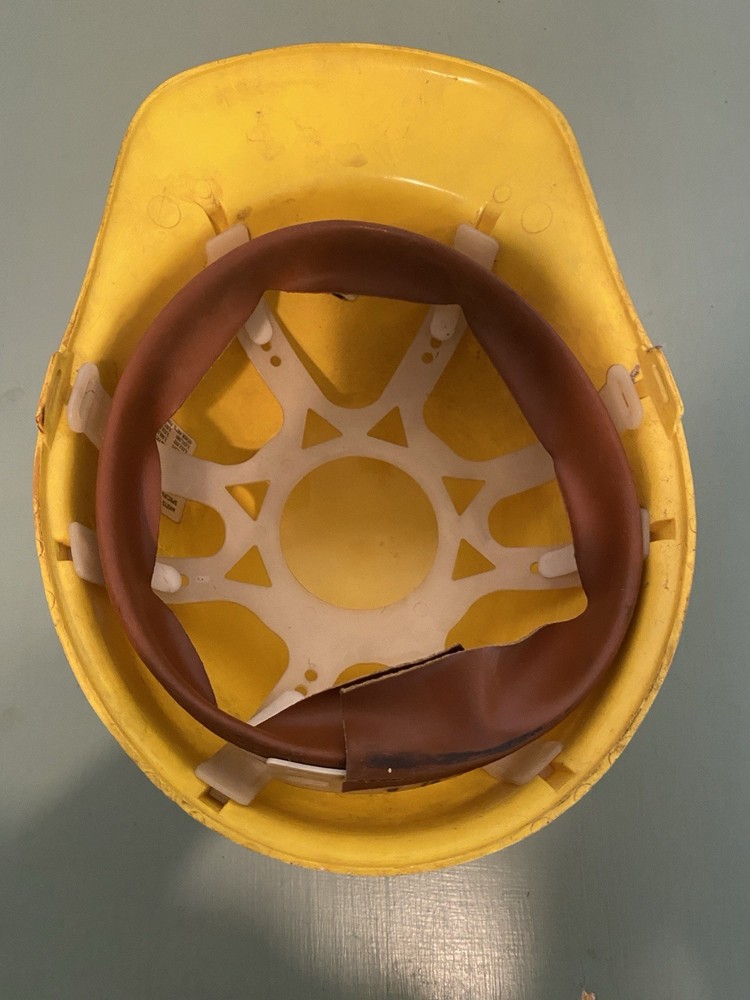 Vintage Dockson Corp Yellow Hard Hat