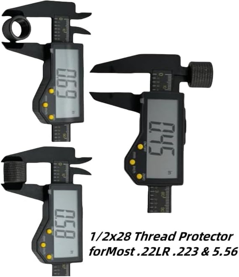 Thread Protector 1/2 X 28 For,22Lr,223 & 5.56 （6Pack）