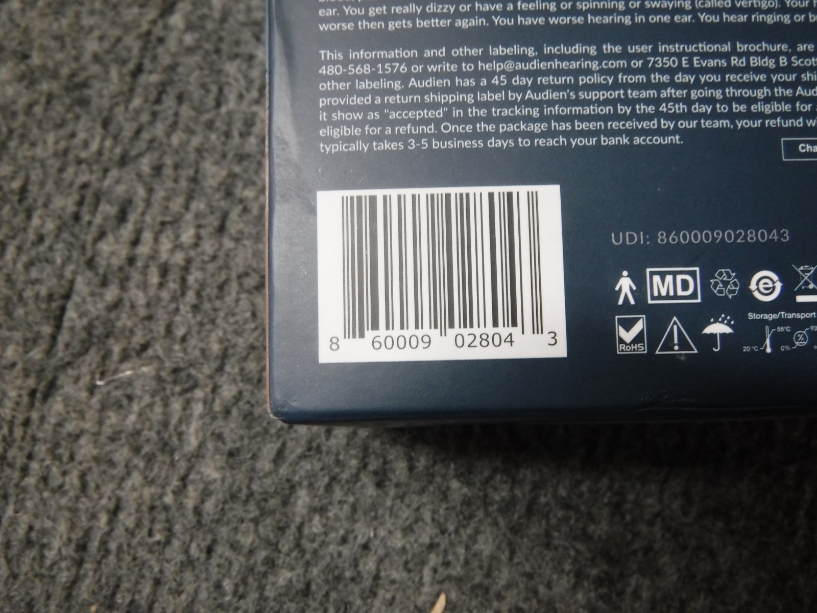 *NEW* Audien Hearing Atom Pro 2 Wireless Rechargeable OTC Hearing Aids