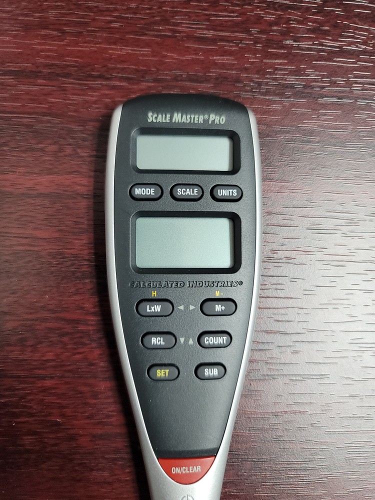 CALCULATED IND SCALE MASTER PRO ADVANCED DIGITAL PLAN MEASURE 6025, PREOWNED