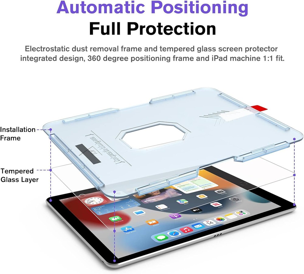 Silkfeel Matte Glass Screen Protector Compatible iPad 9th / 8th / 7th Gen 10.2"