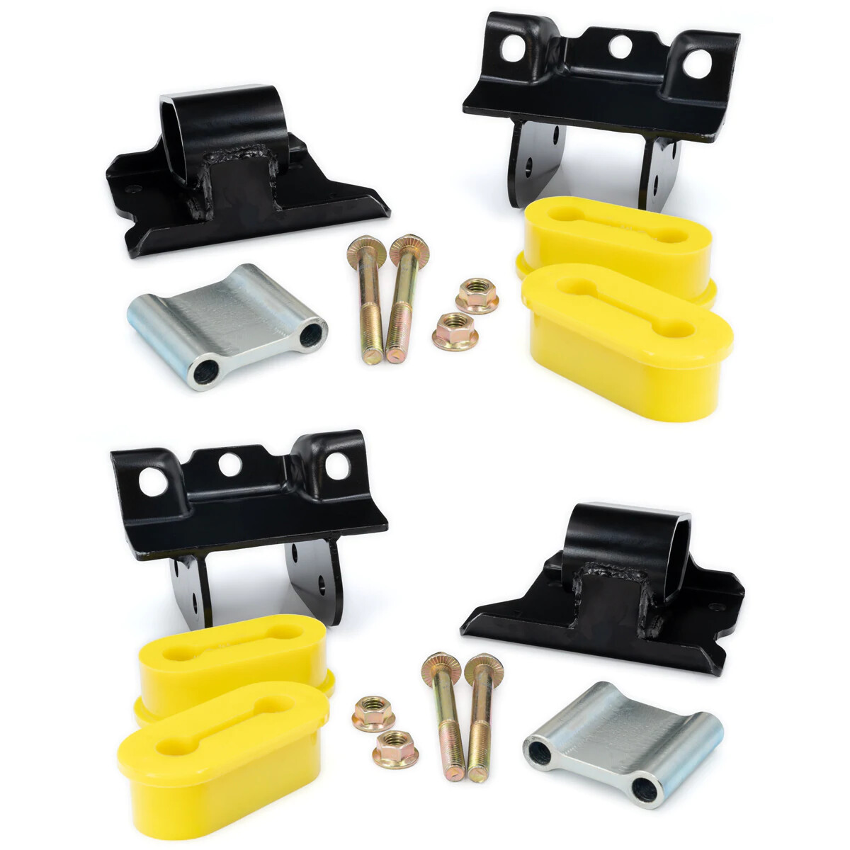 PPE Heavy Duty 60A Hardness Silicone Engine Mount Kit For 01-10 GM 6.6L Diesel