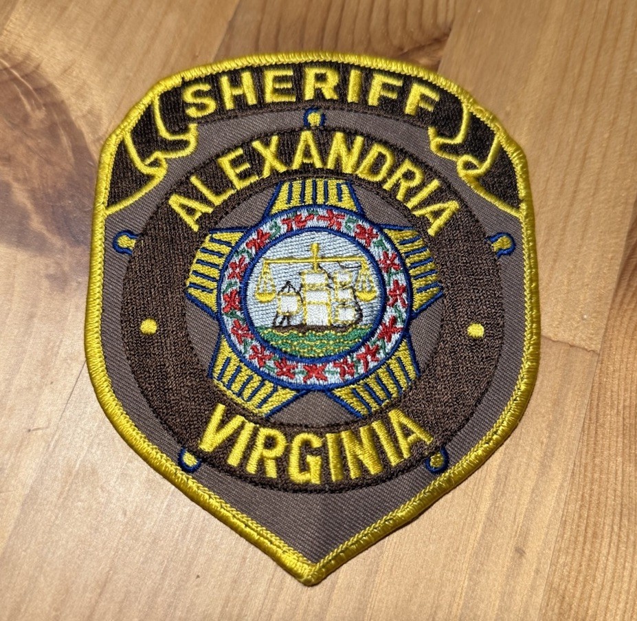 Alexandria Sheriff’s Office Virginia Shoulder Patch 2nd edition