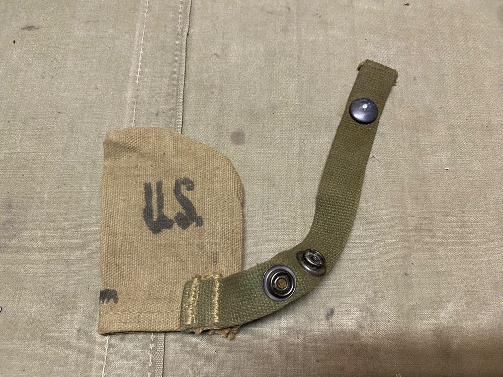 ORIGINAL WWII US ARMY 1942 M1 GARAND CARBINE RIFLE MUZZLE COVER-OD#3