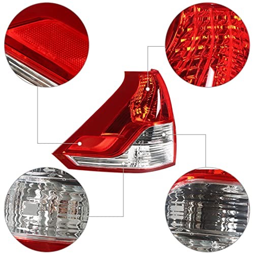 1-Pack LH Tail Light Assembly Replacement for CRV CR-V 2012-2014 Driver Side