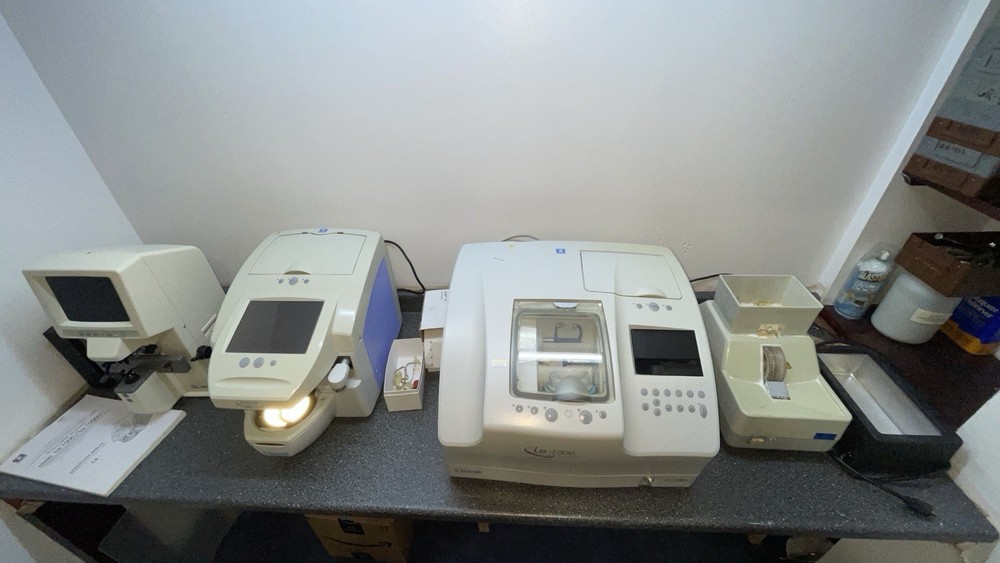 Complete LENS EDGER LAB equipment NIDEK -Santinelli