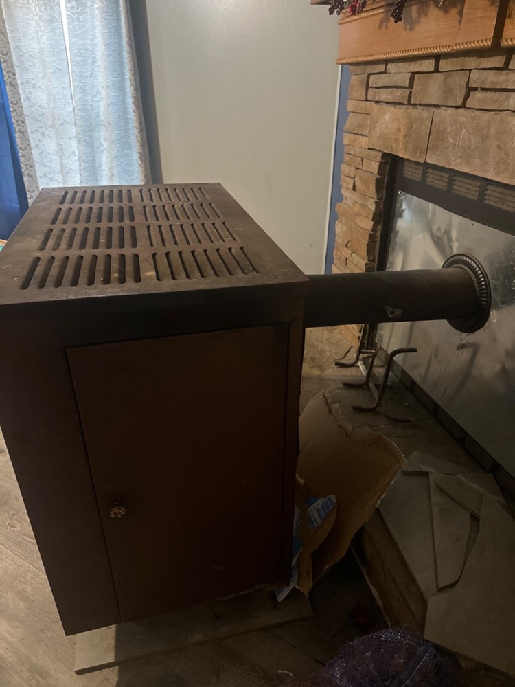 ashley combination supermatic wood burning stove