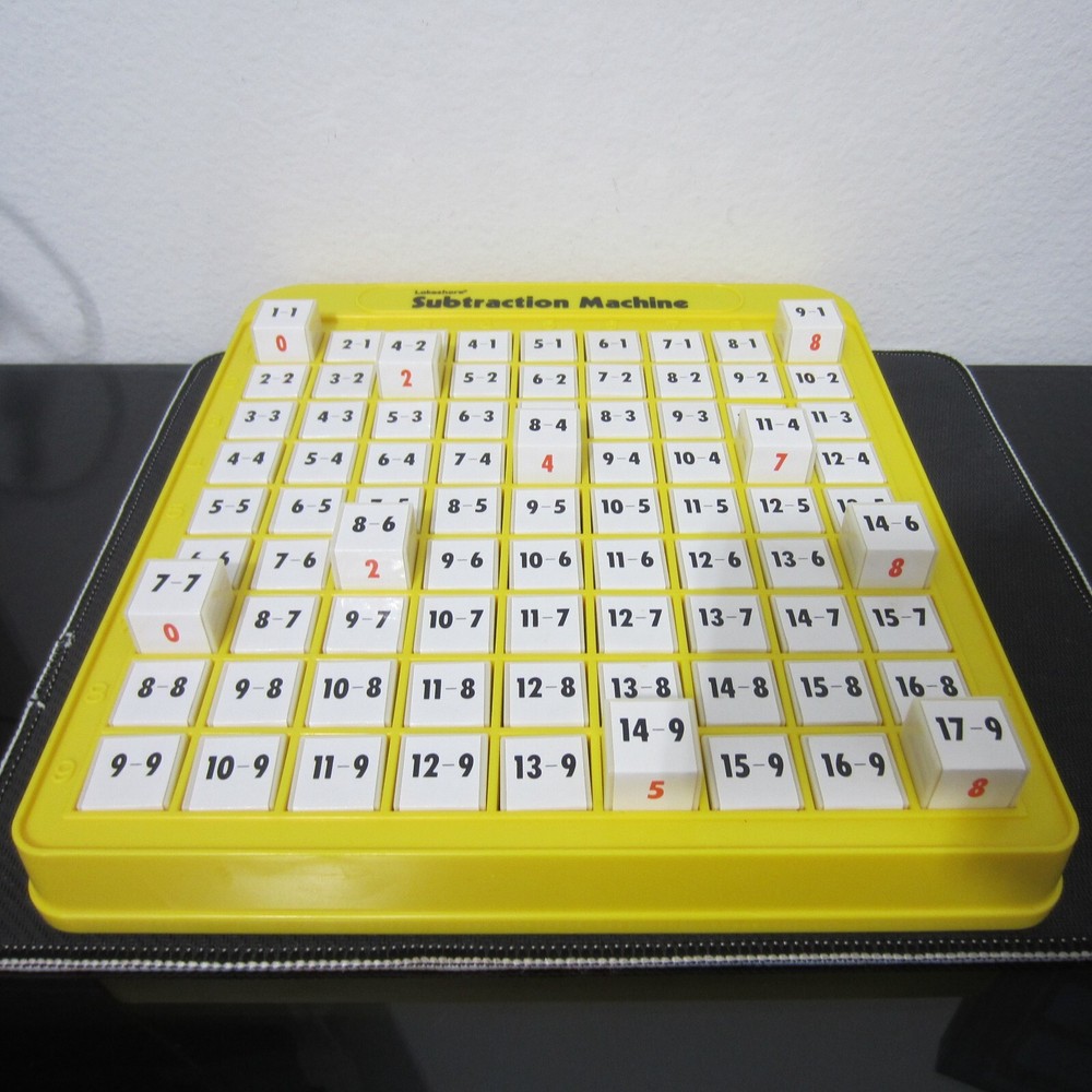 Lakeshore Subtraction Push Button Machine Math Learning Homeschool