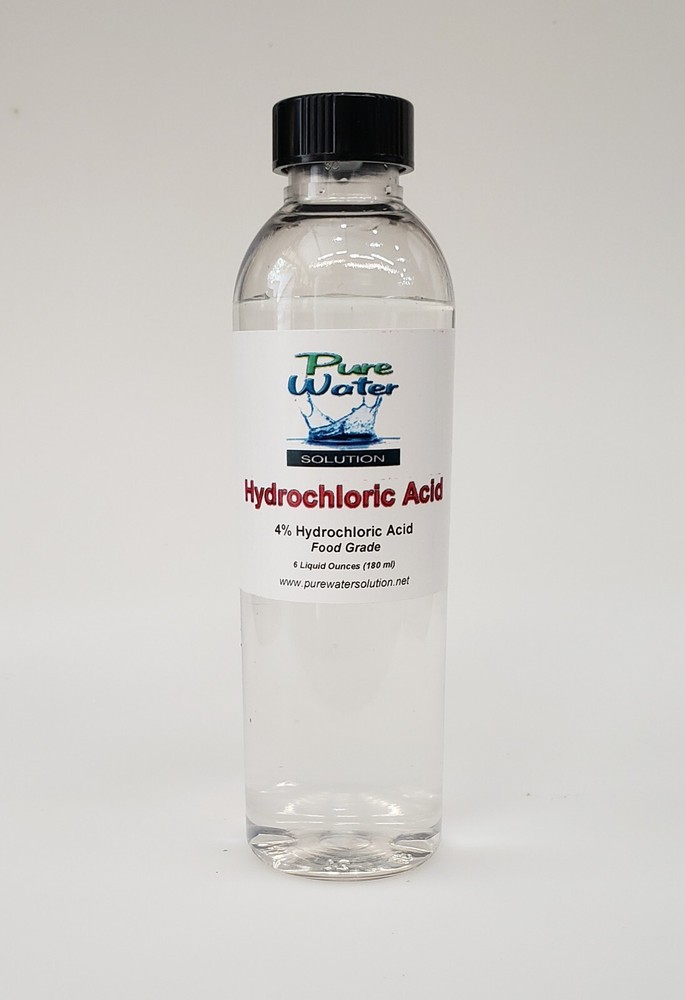 4% HCL Solution 6oz bottle