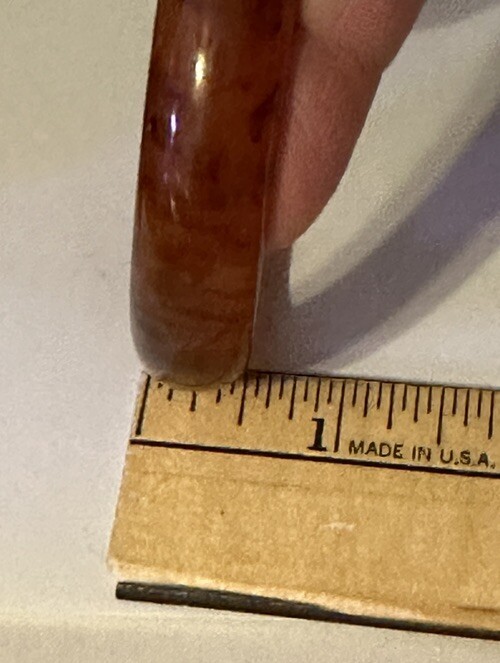 Vintage BAKELITE Root Beer Bracelet Tested