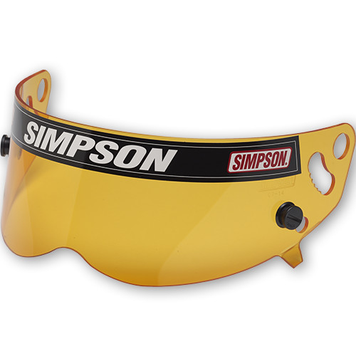 Simpson 89403A Amber Racing Helmet Replacement Shields