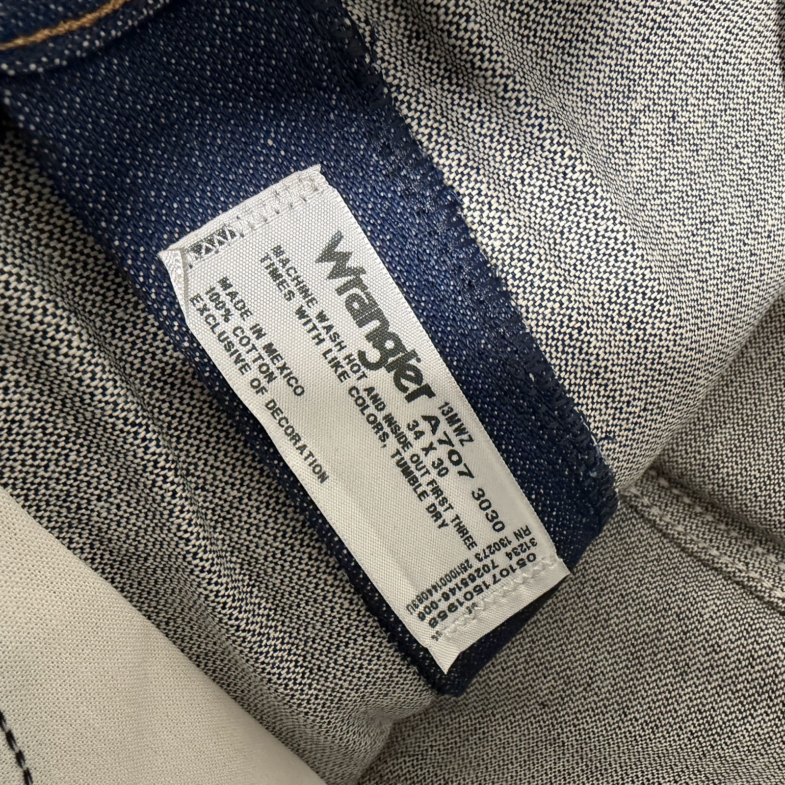 Wrangler Cowboy Cut Jeans Mens Sz 34x30 Original Fit Pro Rodeo Competition 13MWZ