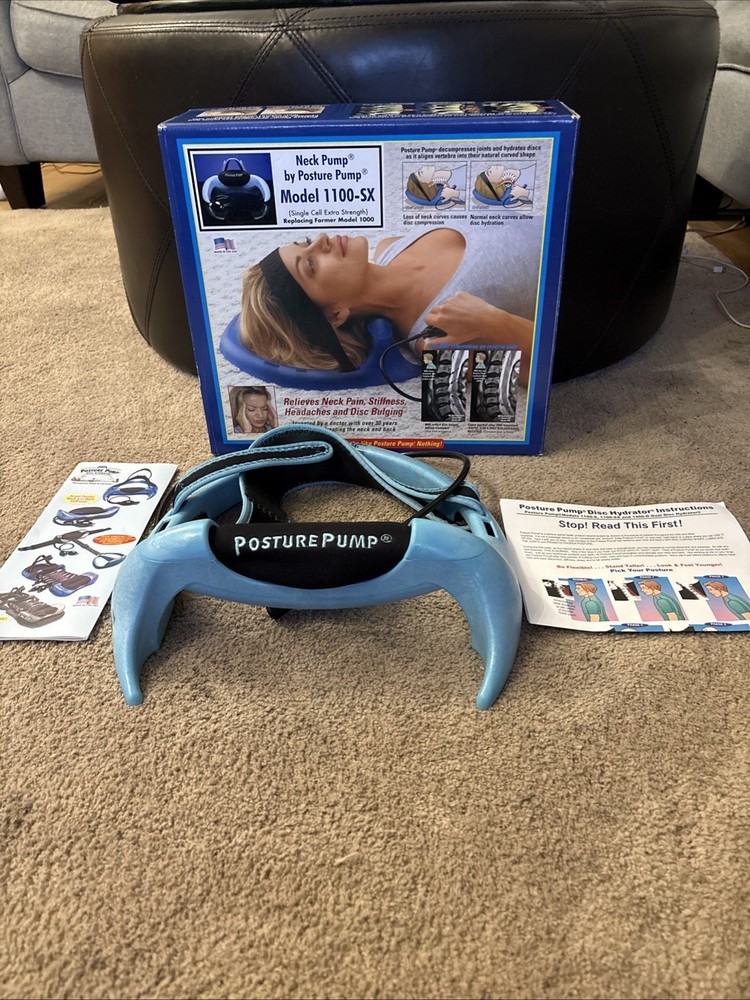 Neck Pump by Posture Pump Model 1100-SX Cervical Disc Hydraytor
