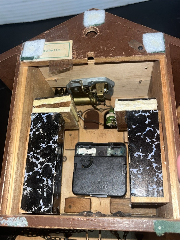 Cuckoo Clock German Black Forest Battery Operated Untested