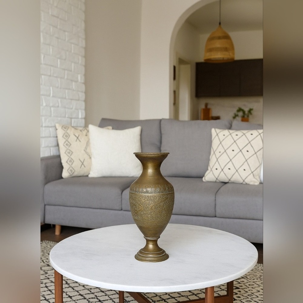Vintage Middle Eastern Brass Vase